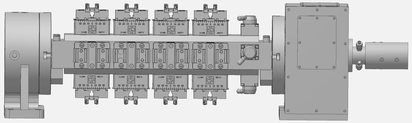 CNC 4-Axis Multi-Station Hydraulic Self-Centering Vise – H67Y-A16 - Image 5