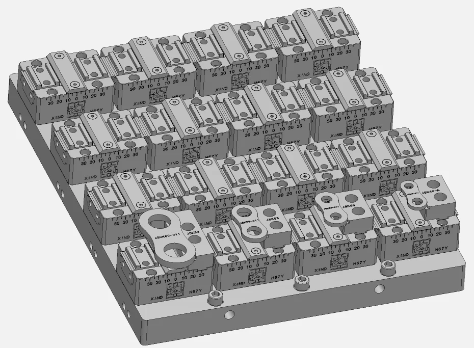 Three-axis multi-position hydraulic self-centering vise-H67Y-C20 - Image 4
