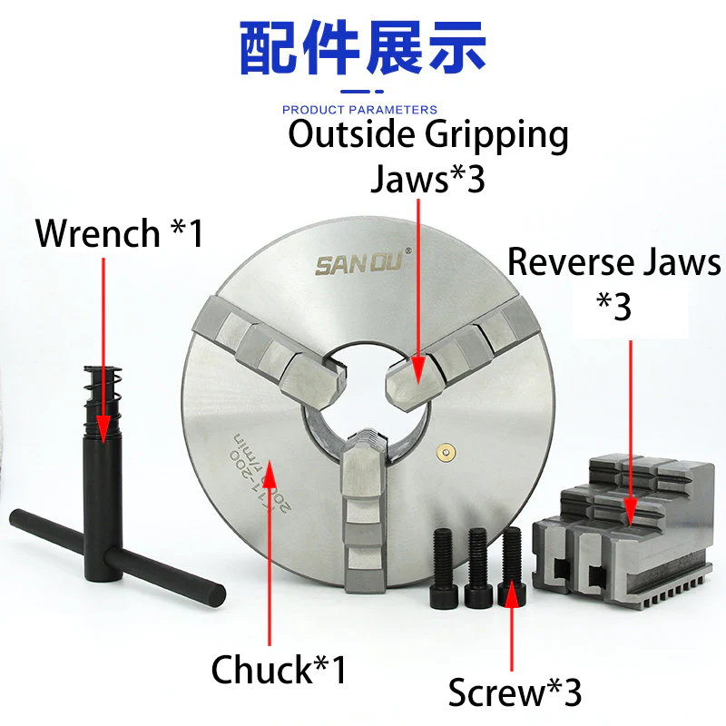 Three jaw chuck（D160） - Image 5